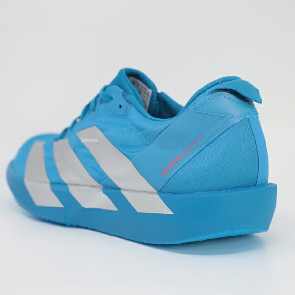 アディダスadidasメンズランニングシューズアディゼロジャパン9ADIZEROJAPAN9マラソンジョギングシルバーJQ1683