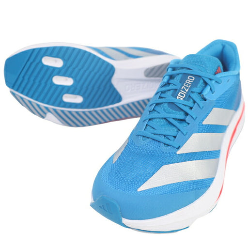 アディダスadidasメンズランニングシューズアディゼロSL2ADIZEROSL2マラソンジョギングシルバーJQ3129