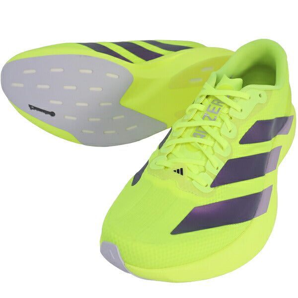 アディダスadidasアディゼロADIZEROEVOSLWOVENメンズランニングシューズマラソンジョギングJR2024