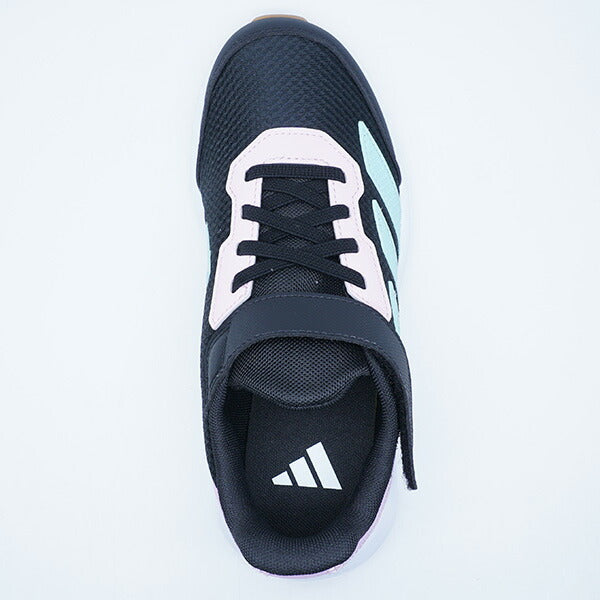 【送料無料】FAITOELKアディダスadidasJR2272コアブラックジュニアランニングシューズベルクロ