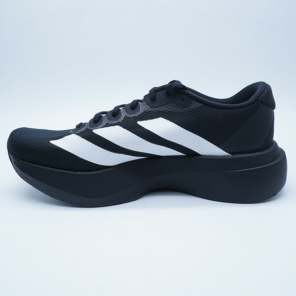 AdizeroEVOSLWOVENMアディダスadidasJR4728ブラックホワイトランニングシューズ