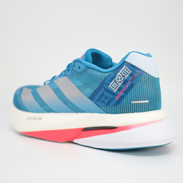 アディダスadidasメンズランニングシューズアディゼロボストン13ADIZEROBOSTON13マラソンジョギングブルーJR4868