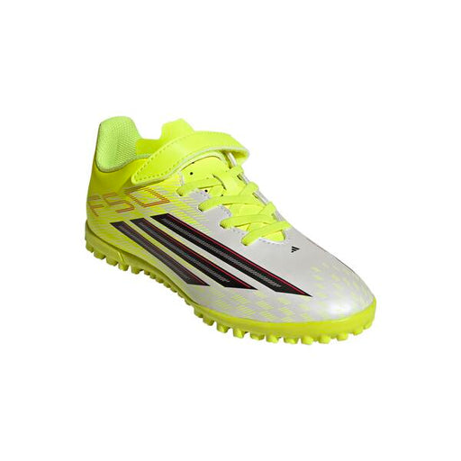 F50CLUBH&LTFJアディダスadidasJS1484チームソーラーイエロージュニアサッカートレーニングシューズベルクロ