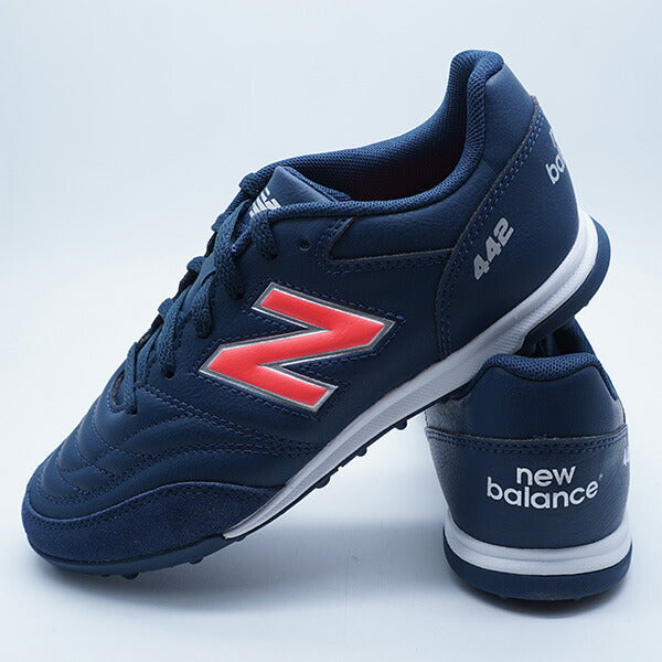 【ショップ限定エントリーでさらに+9倍】442ACADEMYTFJNRV2ニューバランスNewBalanceJS43TMP2Wネイビージュニアサッカートレーニングシューズ