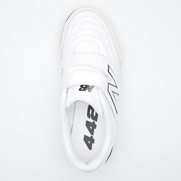 442v2VTFJNRニューバランスNewBalanceJS4VTWT2ホワイトジュニアサッカートレーニングシューズベルクロ