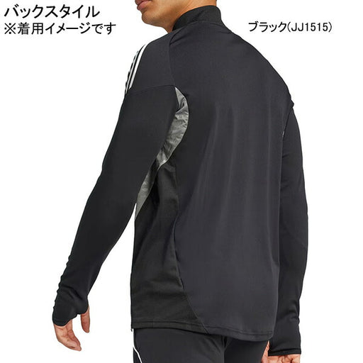 アディダスadidasTIRO25トレーニングトップJSK17サッカーフットサルジャージハーフジップ練習着メンズ
