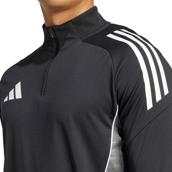 アディダスadidasTIRO25トレーニングトップJSK17サッカーフットサルジャージハーフジップ練習着メンズ