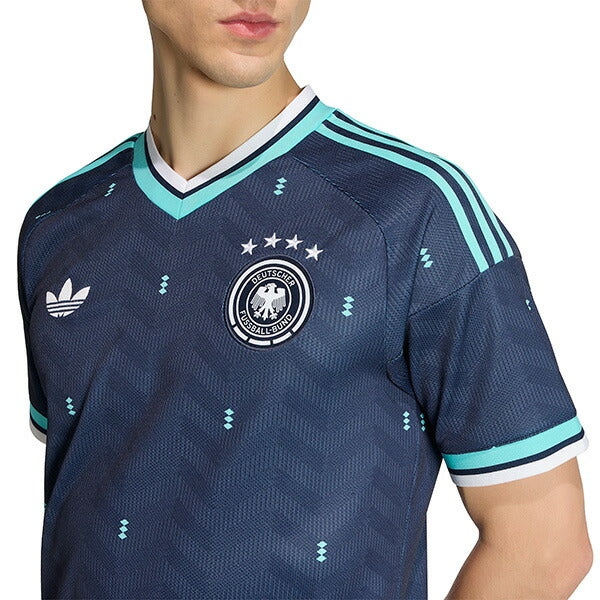ドイツ代表GER2026レプリカアウェイユニフォーム半袖JXV15-JN2074サッカーネイビーアディダスadidas