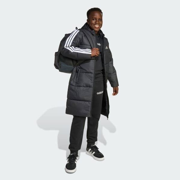 adidasアディダススポーツキッズジュニアユニセックス中綿ロングコートJYD14
