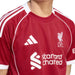 リバプールLFC2025-26レプリカホームユニフォームJYF22-JV6423サッカー半袖ストロベリーレッドアディダスadidas