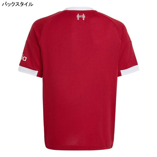 リバプールジュニアLFC2025-26レプリカホームユニフォームJYF33-JV6436サッカー半袖子供用レッドアディダスadidas