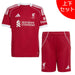 【上下セット】リバプールジュニアLFC2025-26レプリカホームユニフォーム上下JYF33-JYF36サッカーアディダスadidas