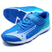 【送料無料】スピードスタッズ4ベルトミズノmizunoK1GC2423-10ブルーホワイトジュニアランニングシューズベルクロ