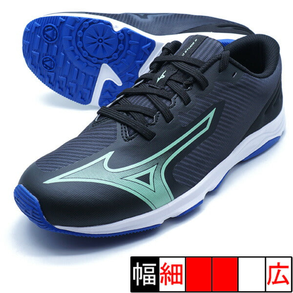 【ショップ限定エントリーでさらに+9倍】スピードスタッズ4ミズノmizunoK1GC242507ブラックジュニアランニングシューズ