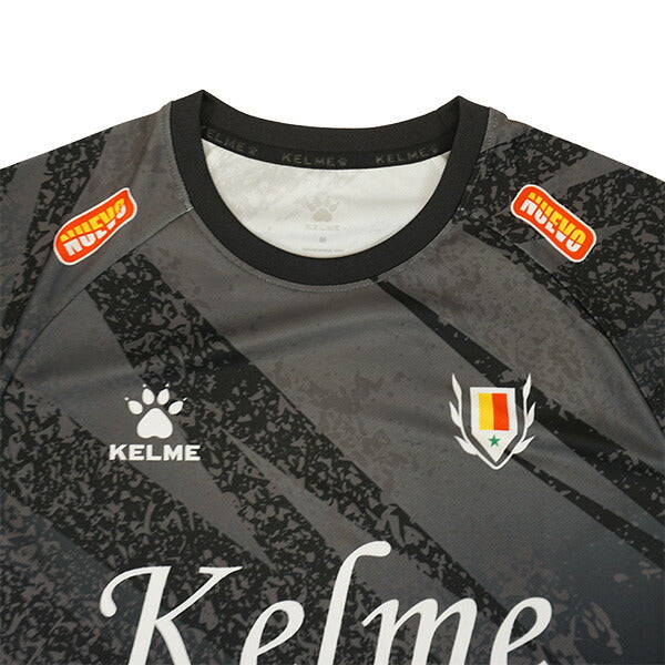 【ネコポス送料無料】ケルメKELMESnowプラクティスシャツKC25S211サッカーフットサルプラシャツ半袖練習着メンズ