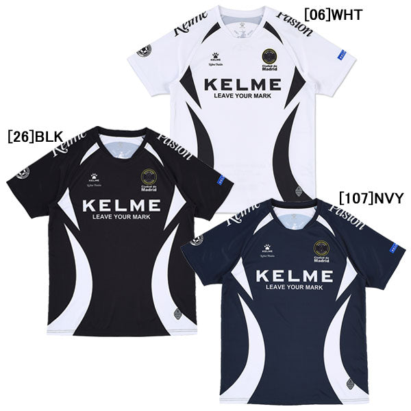 【ネコポス対応可】ケルメKELMEカーブプラシャツKC26S234サッカーフットサル半袖プラクティスシャツメンズ
