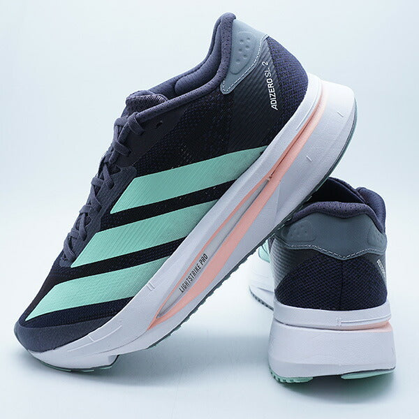 ADIZEROSL2WアディダスadidasKH8856オーロラブラックレディースランニングシューズ