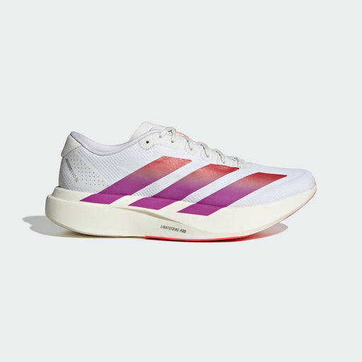 アディダスadidasランニングシューズメンズ大人アディゼロEVOSLシューズAdizeroEVOSLShoes軽量ホワイトKI2823