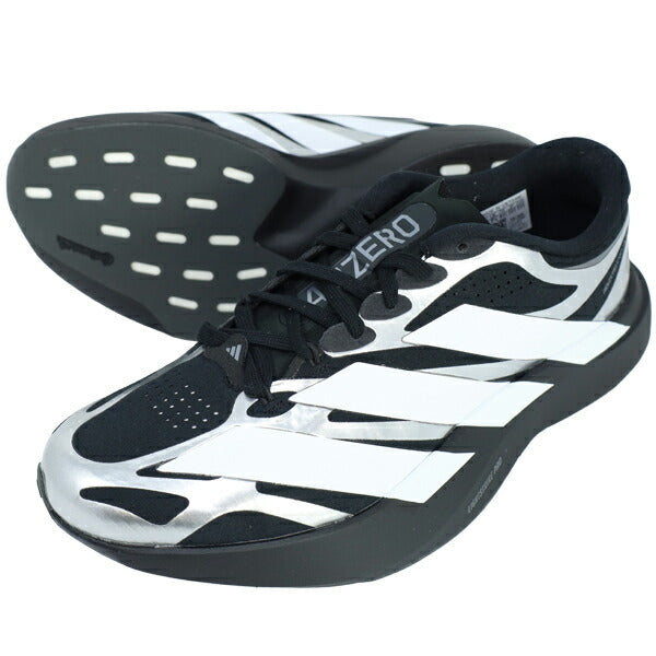 アディダスadidasメンズランニングシューズADIZEROEVOSLEXOMアディゼロエヴォSLEXOマラソンジョギングブラックKI4764