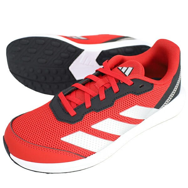 アディダスadidasファイトキッズジュニアランニングシューズマジックテープキッズブラックKI6779