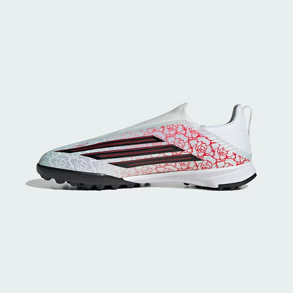 F50リーグレースレスTFアディダスadidasKJ3779ホワイトジュニアサッカートレーニングシューズ