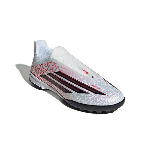 F50リーグレースレスTFアディダスadidasKJ3779ホワイトジュニアサッカートレーニングシューズ
