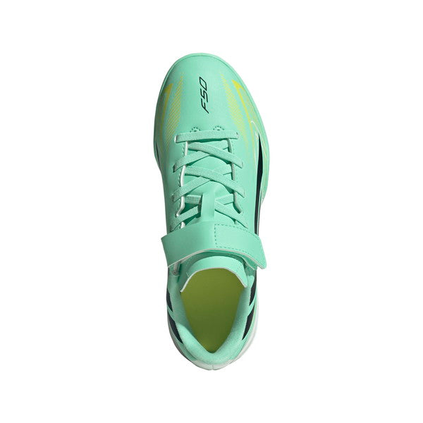 F50HYPERFASTCLUBH&LTFJアディダスadidasKK1338パルスミントジュニアサッカートレーニングシューズベルクロ