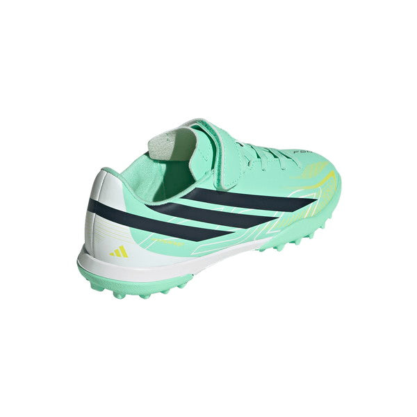 F50HYPERFASTCLUBH&LTFJアディダスadidasKK1338パルスミントジュニアサッカートレーニングシューズベルクロ
