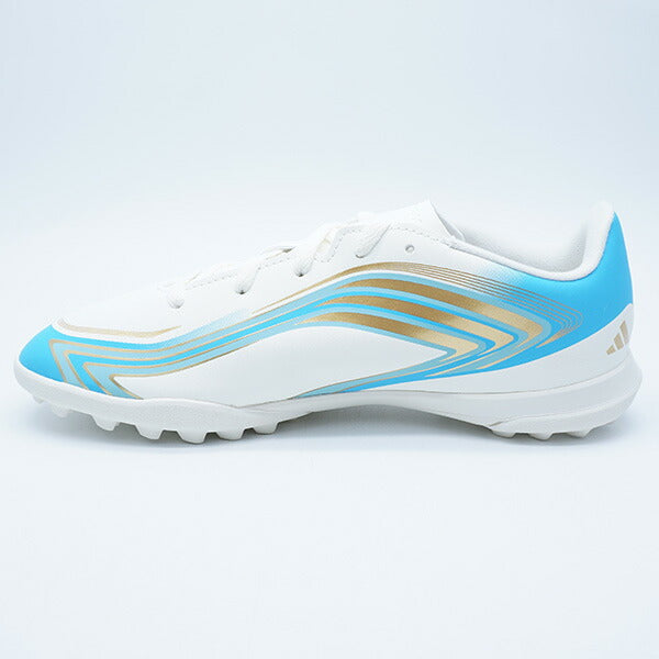F50MESSICLUBTFJアディダスadidasKK1380アイボリージュニアサッカートレーニングシューズ