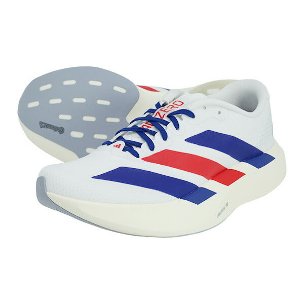 アディダスadidasレディースランニングシューズアディゼロエヴォSLウーブンAdizeroEVOSLWOVENMマラソンジョギングホワイトKK3721