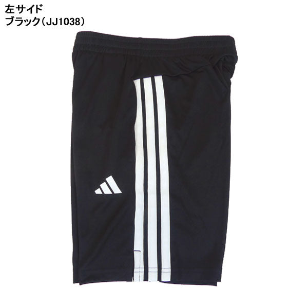【ネコポス対応可】アディダスadidasジュニアトレインエッセンシャルズストライプショーツKQH03サッカーフットサルランニング陸上プラパン子供用