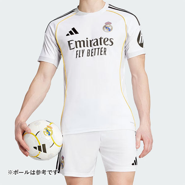 【上下セット】レアルマドリードRMD2025-26ホームレプリカユニフォームKRN60KRM63サッカーラ・リーガユニフォームシャツパンツセットメンズ