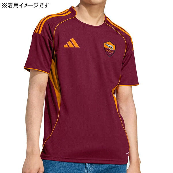 ASローマASR2025-26レプリカホームユニフォームKRN77-JP4184サッカー半袖レガシーバーガンディアディダスadidas