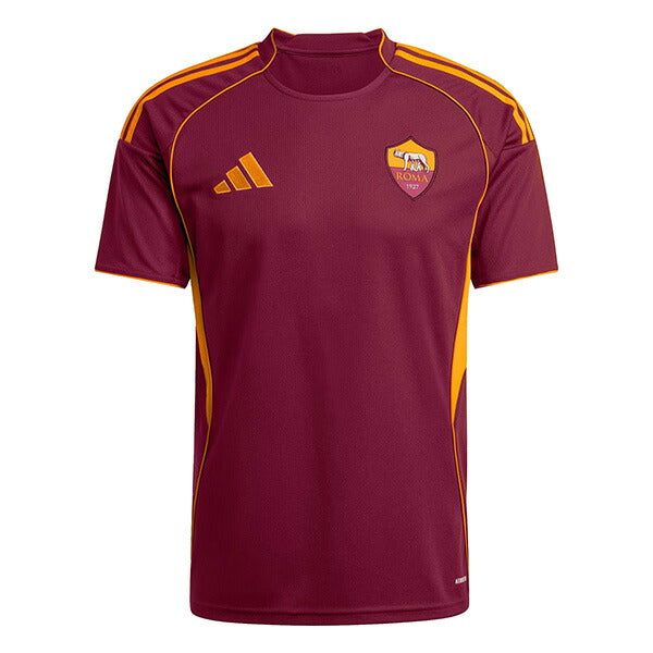 ASローマASR2025-26レプリカホームユニフォームKRN77-JP4184サッカー半袖レガシーバーガンディアディダスadidas