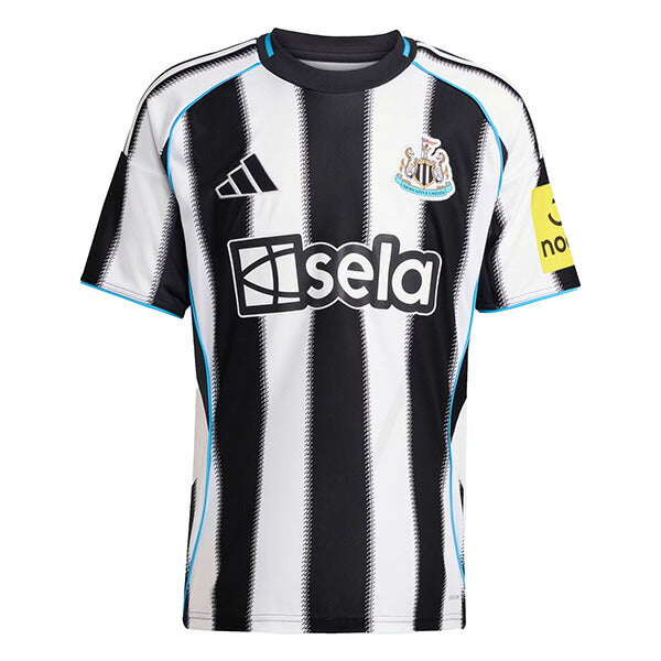 ニューカッスルNEW2025-26レプリカホームユニフォームKRO89-JI7382サッカー半袖ホワイトブラックアディダスadidas