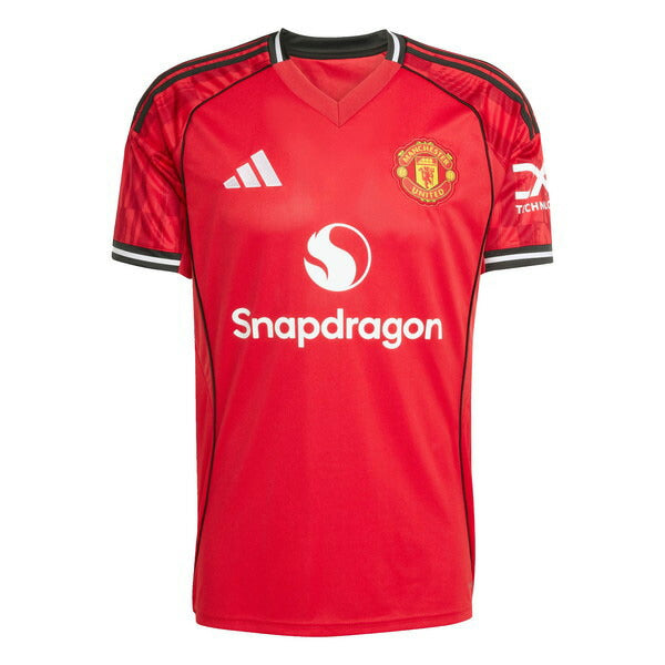 マンチェスターユナイテッドMUN2025-26レプリカホームユニフォームKRP08-JI7428サッカーレッド半袖アディダスadidas