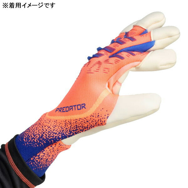アディダスadidasプレデターProハイブリッドKSZ36-JN5364サッカーキーパーグローブGKグローブゴールキーパーシグナルコーラル