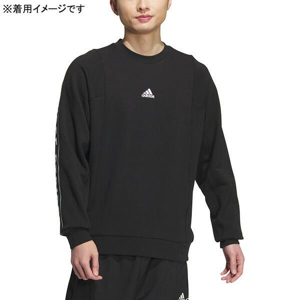 アディダスadidasワーディングパックルーズフィットフレンチテリースウェットシャツKWX97サッカーフットサルカジュアルトレーナーメンズレディース