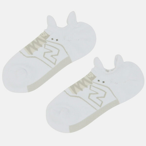 【ショップ限定エントリーでさらに+9倍】【メール便対応】ニューバランスNewbalanceSocks9011スニーカー柄パイルソックスLAS35701-WT