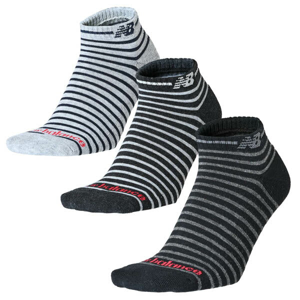 ニューバランスNewBalanceショートレングスソックスメンズレディース靴下ソックス3足セットLAS55636-AS5