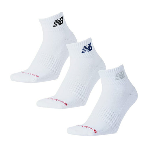 ニューバランスNewbalanceメンズミッドレングス3Pソックス靴下LAS55637-WT