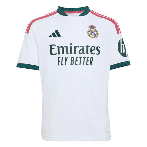 レアルマドリードジュニアRMD2026-27レプリカホームユニフォーム半袖LE212-KC3993サッカーホワイト子供用アディダスadidas