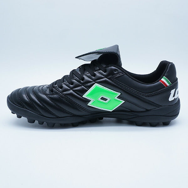 STADIOJPTFロットLOTTOLO-STADIO-3-BLKGRNブラックグリーンサッカートレーニングシューズ
