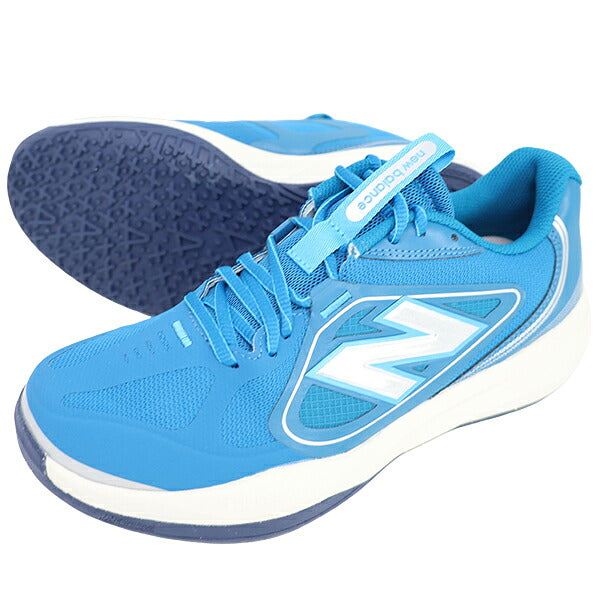 ニューバランスnewbalanceテニスシューズFuelCell796v5メンズ大人オムニクレーコートレースアップ軽量通気性耐久性クッション性M796-2SP-2E