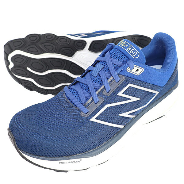 ニューバランスNewBalanceメンズランニングシューズFreshFoamX860v14フレッシュフォームエックス860v14マラソンジョギングM86014E-D
