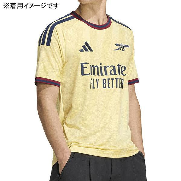 アーセナルARS2026-27レプリカ3rdユニフォーム半袖M9579-KQ6512サッカーオールモストイエローアディダスadidas