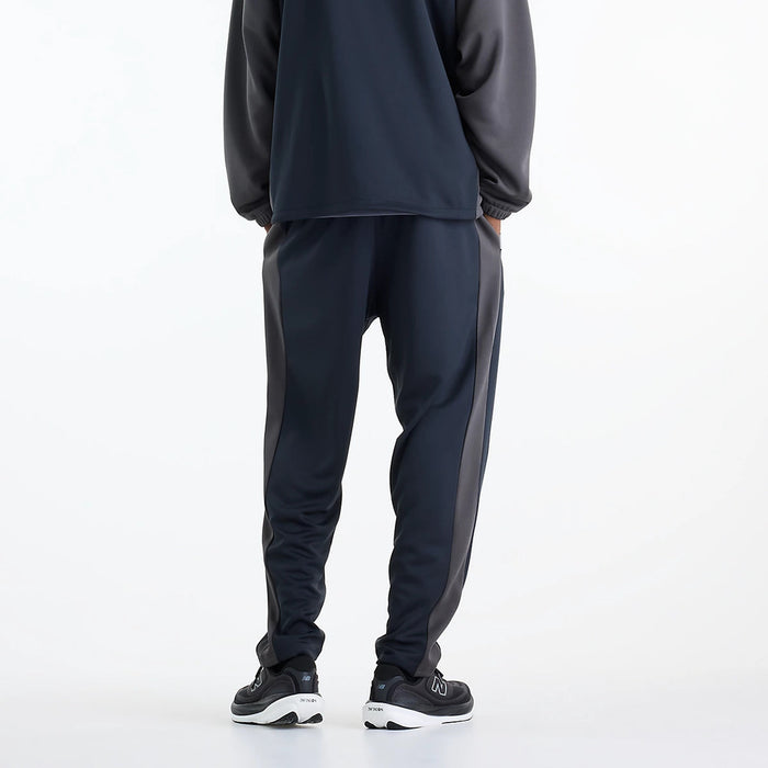 ニューバランスNEWBALANCEトラックパンツニットトラックパンツ（テーパード）メンズ大人吸湿速乾保温ダブルニットテーパードMB62G8PQ-BK