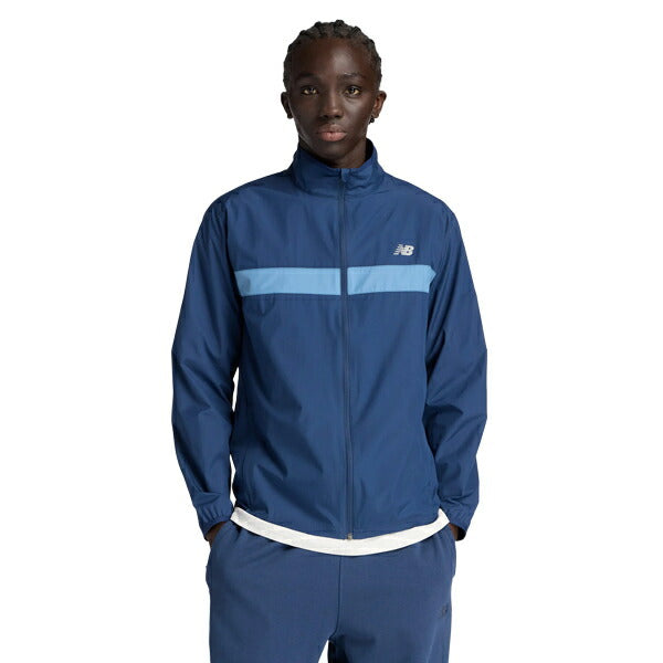 ニューバランスNewBalanceメンズランニングブレーカーEssntialsランジャケットトレーニングウェアMJ41243-SRU