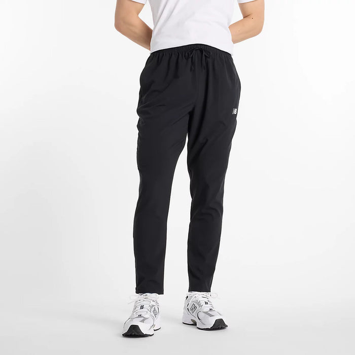 ニューバランスNEWBALANCEウーブンパンツスポーツウーブンパンツメンズ大人はっ水軽量裾ジッパードローコードMP51904-BK