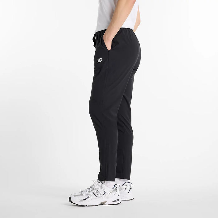 ニューバランスNEWBALANCEウーブンパンツスポーツウーブンパンツメンズ大人はっ水軽量裾ジッパードローコードMP51904-BK